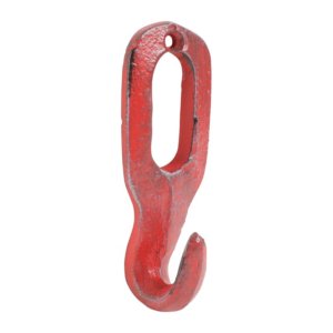 Κρεμάστρα MINRAI μαντέμι κόκκινο χρώμα RED 4 X 3.5 X 11.5 CM με 1 άγκιστρο για κρεμάστρα Ιδανική για χώρο μπάνιου η κουζίνας