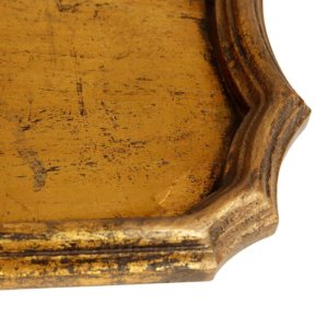 Δίσκος σερβιρίσματος Baroco old golden