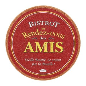 Βάση ζεστών BISTROT-AMI BURGUNDY+YELLOW