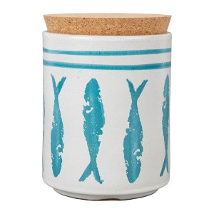 Δοχείο αποθήκη με καπάκι CORFOU TURQUOISE